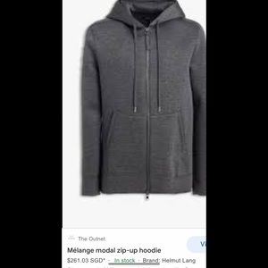 Boys Helmut Lang hoodie